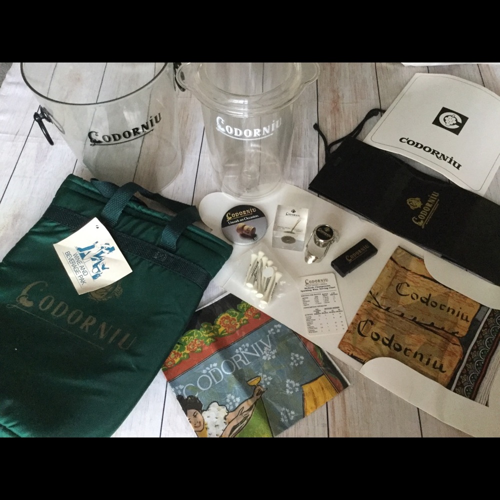 12pc Codorniu Wines promo items vintage 1980’s